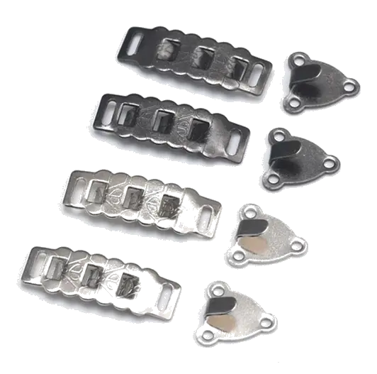 Adjustable Hooks And Eyes - SILVER Pins & Needles