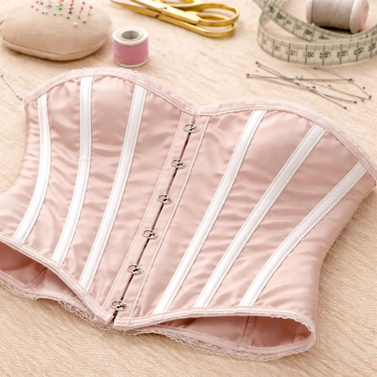 Rigilene Boning – Polyester Dressmaking Support for Bridalwear, Corsets & Costumes - 10m in White Or Black Pins & Needles