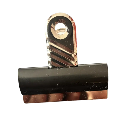 Grip Clips 60mm – Heavy Duty Black Bulldog Clips for Office, Home, School Use Pins & Needles