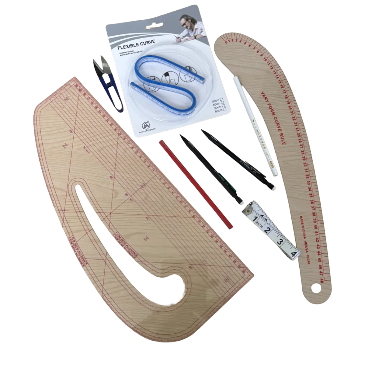 Designer Value Pack 1 Sewing Kit – Pattern Making Tools & Essentials Pins and Needles