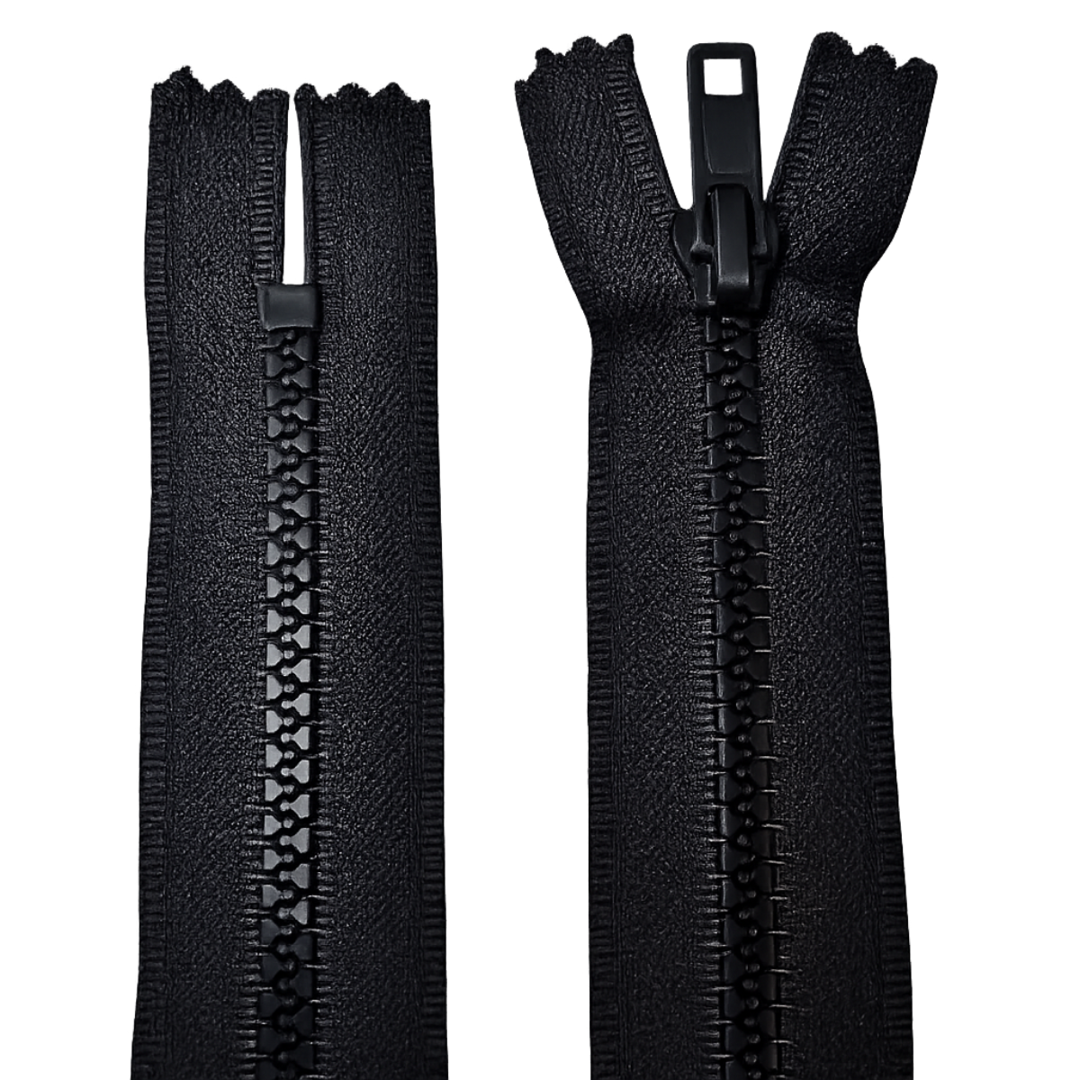 Chunky Closed End Zip 10" (25cm) With Self Colour Pull Pins & Needles