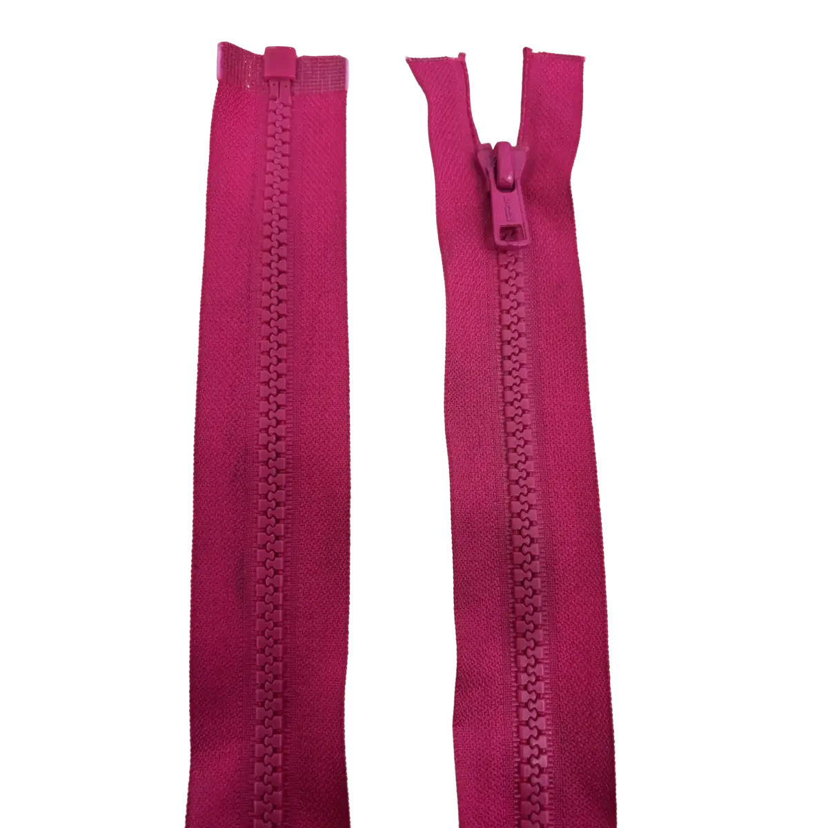 Chunky Open Ended Zip 13" (33cm) With Self Colour Metal Pull Pins & Needles