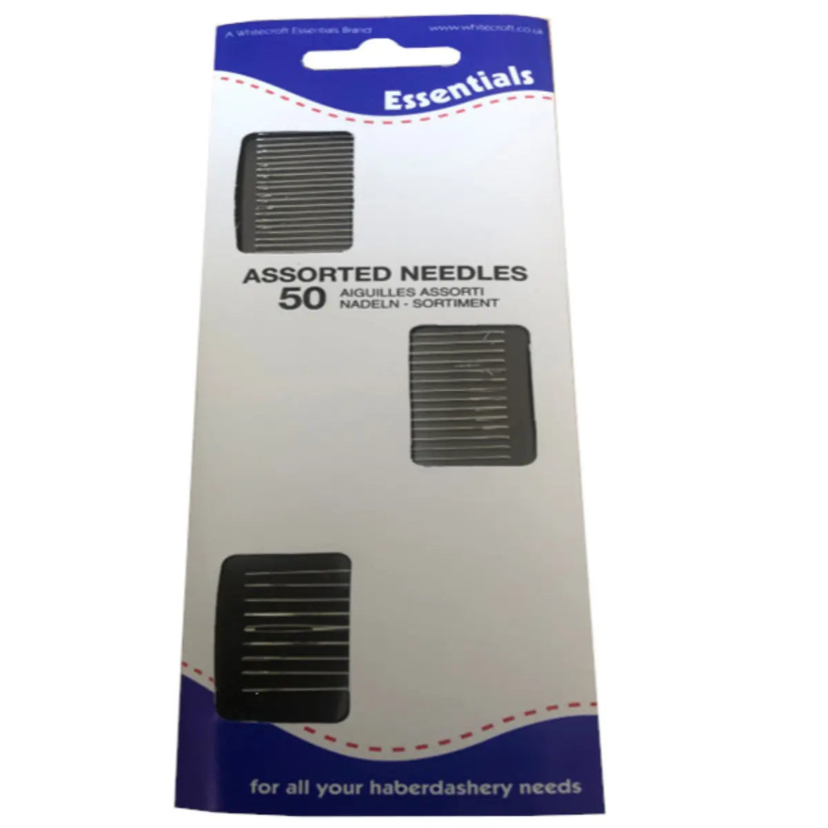 Hand Sewing Needles - Value Pack Of 50 Assorted Needles For All Types Of Sewing Pins & Needles