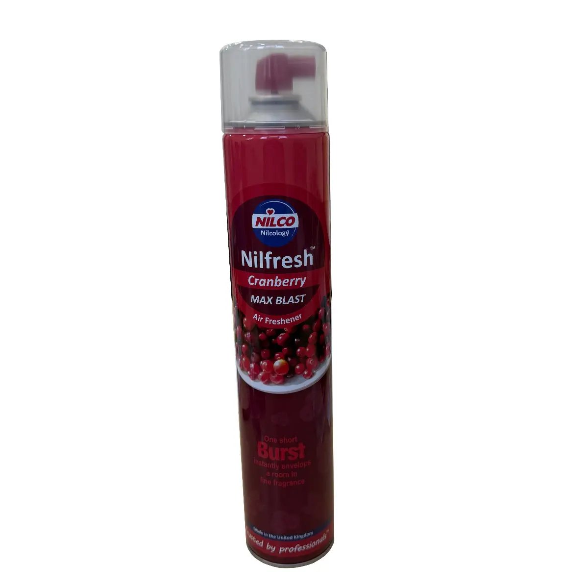 Nilco Nilfresh Cranberry Max Blast Air Freshener - 750ml Pins & Needles Leicester