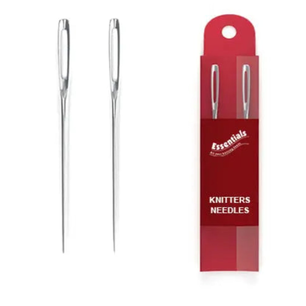 Knitters sewing needles for basic sewing needs