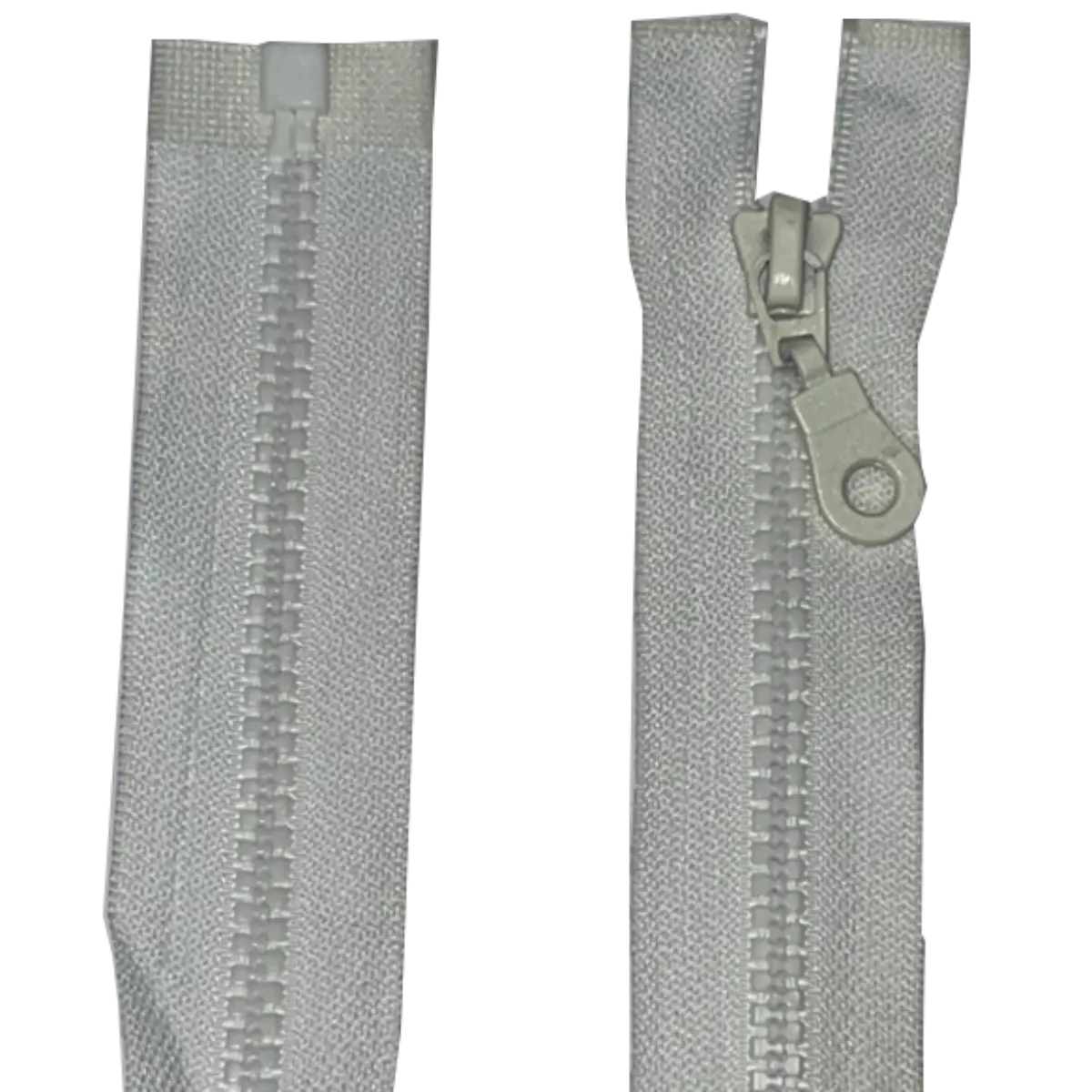 Open Ended Chunky Zip 18" (45cm) With Self Colour Metal Ring Pull