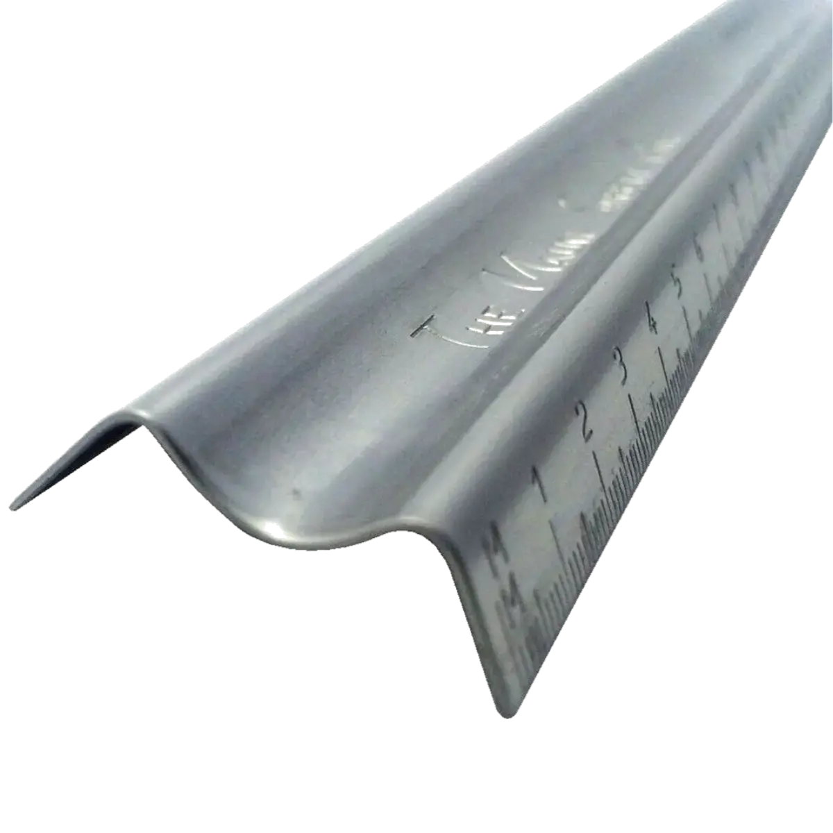 Maun Safety Ruler – 300mm Stainless Steel Safety Ruler for Cutting, Scoring & Measuring M-shaped profile Pins & Needles