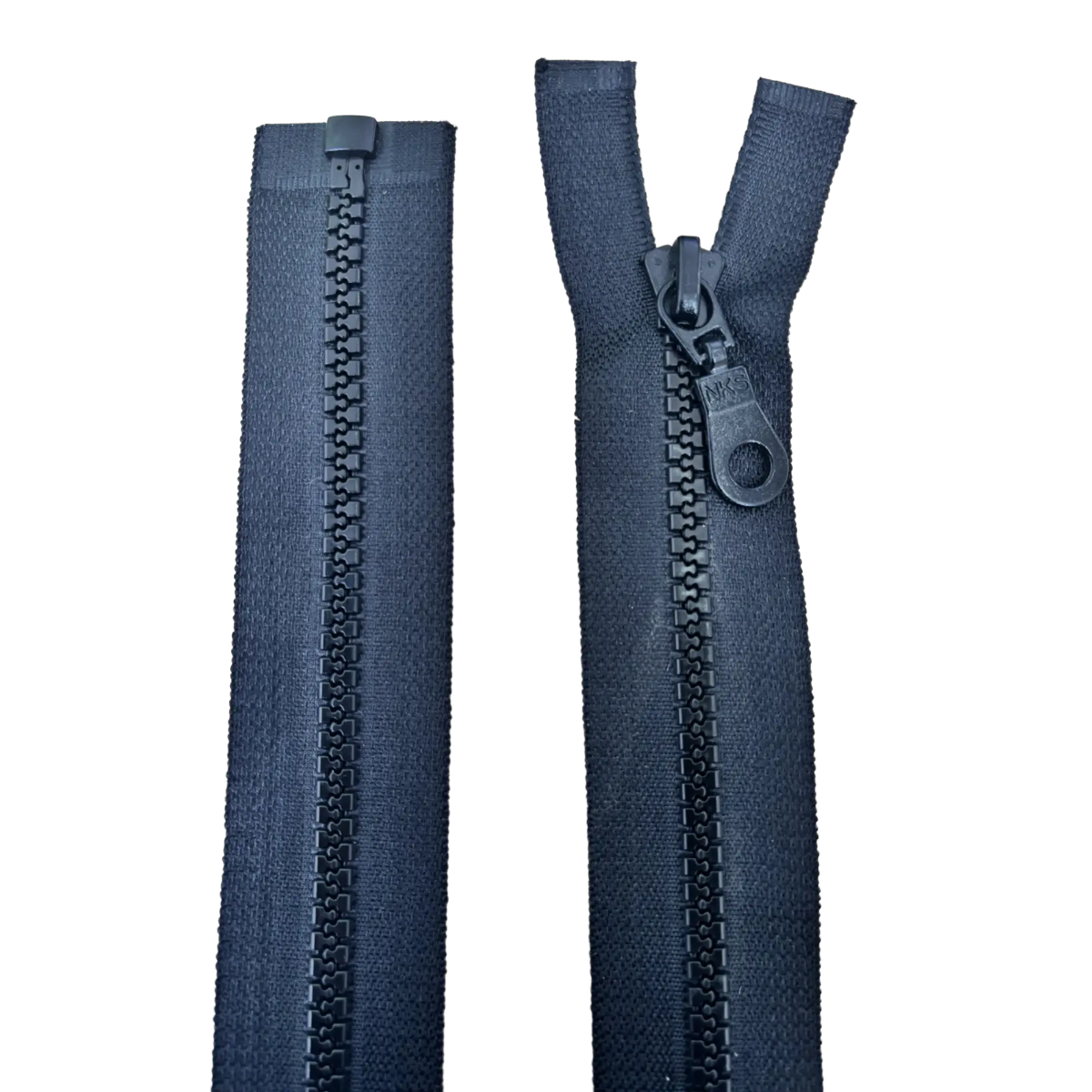 Chunky Open Ended Zip 19" (48cm) With Self Colour Metal Ring Pull