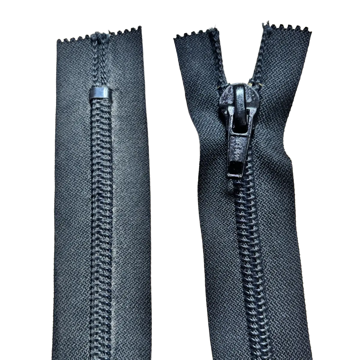 Chunky Closed End Zip 21" (53cm) With Self Colour Pull Pins & Needles