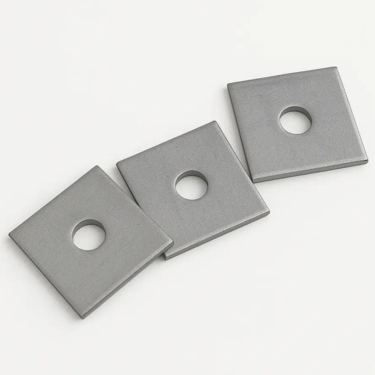 Heavy Duty M10 Plate Washers Galvanised Steel 2.5mm Thickness 50x50mm Pins & Needles