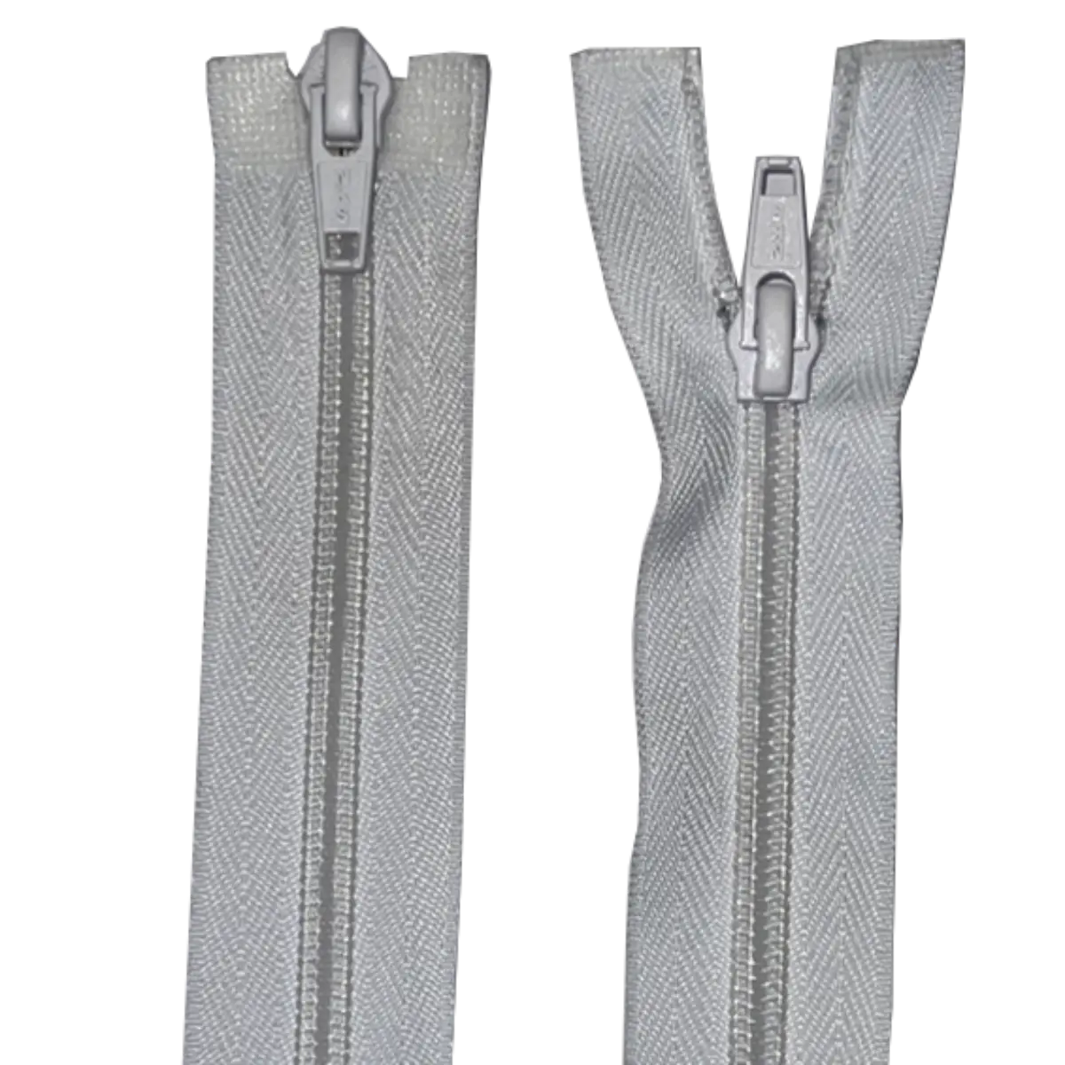 Double Slider 2 Way Nylon/Plastic Zip - With Metal Sliders 23" (58cm)