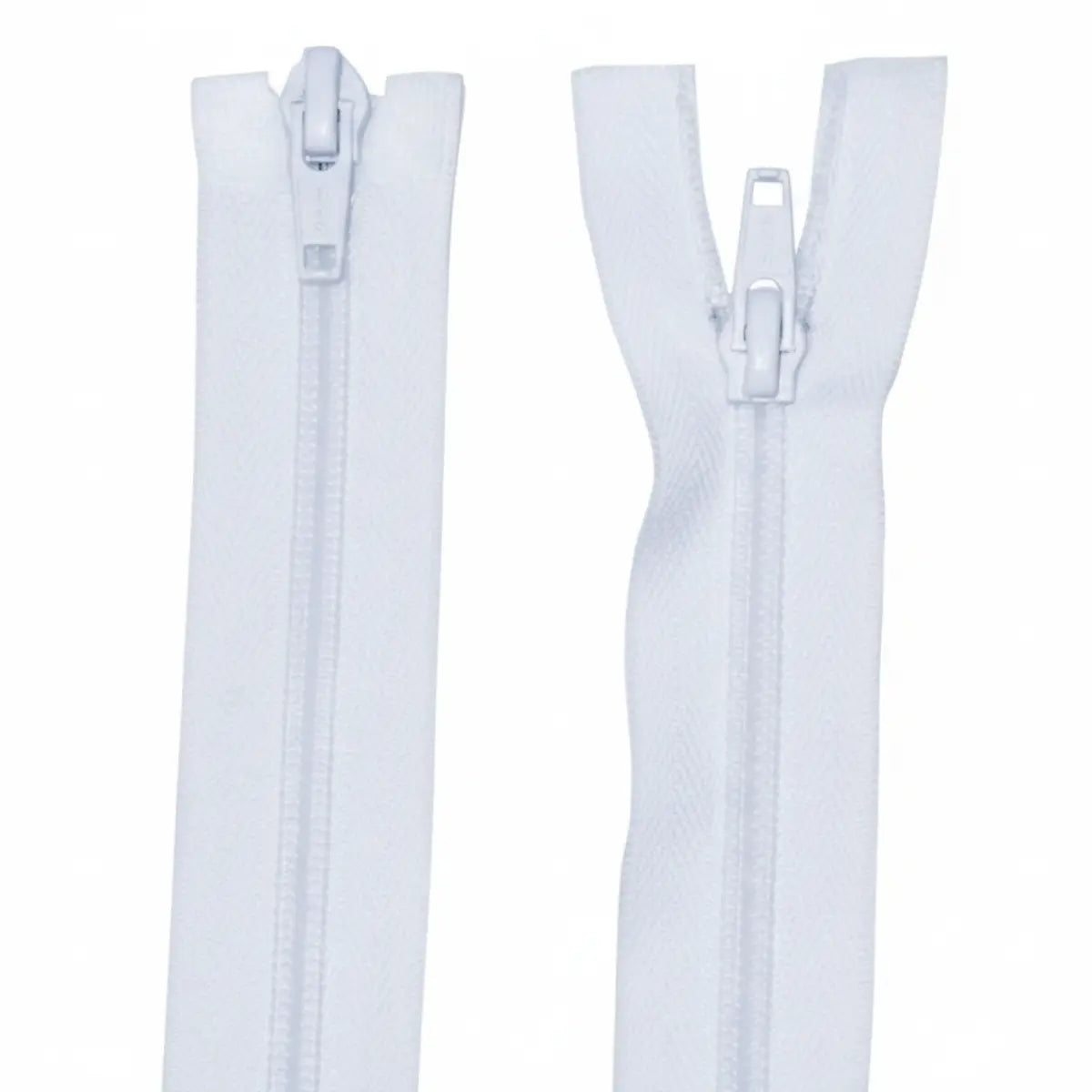 Double Slider Nylon/Plastic 2 Way Zip - With Metal Sliders 16" (40cm) Pins & Needles