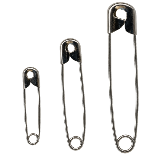 Safety Pins For All Applications - Silver Pins & Needles