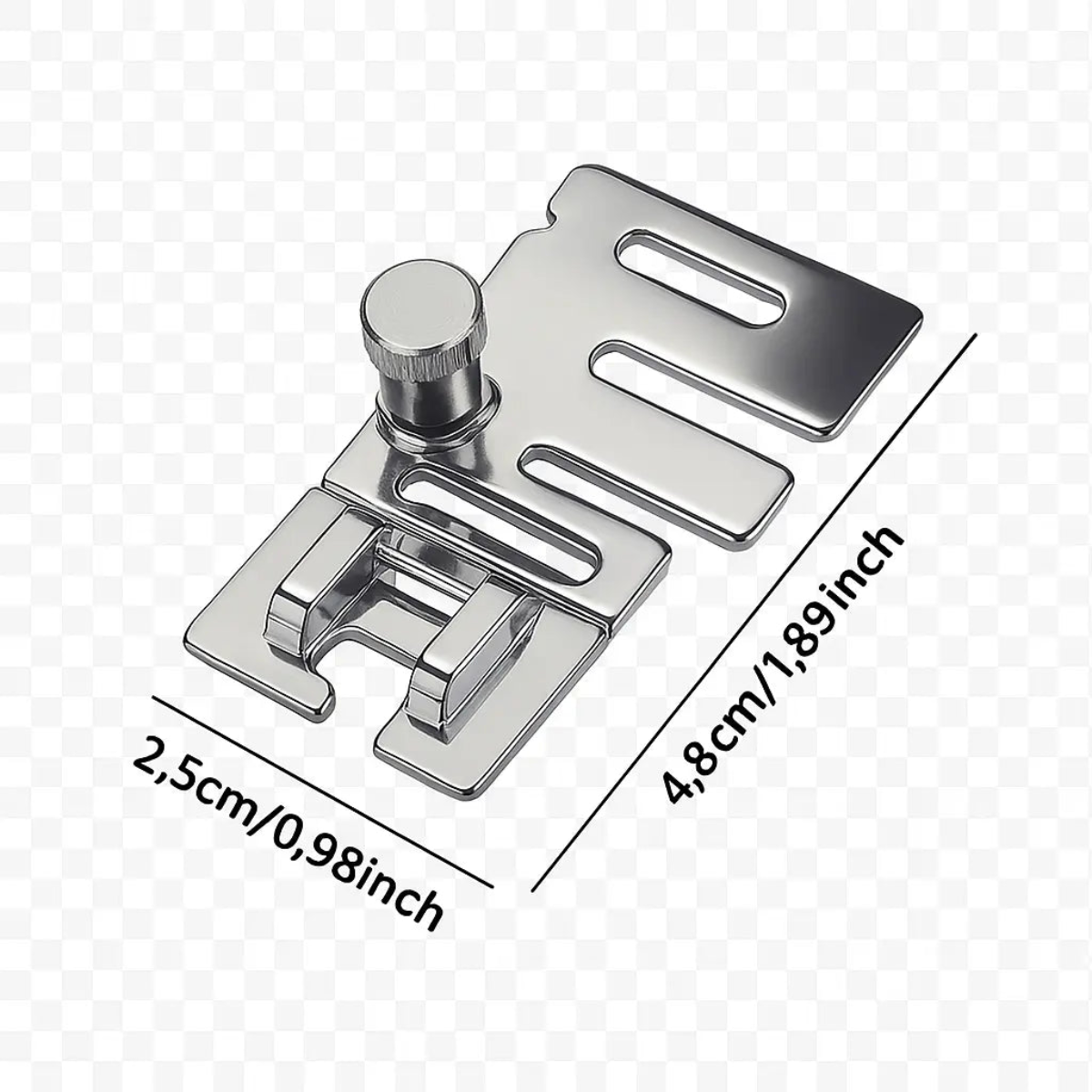 Domestic Sewing Machine Snap On Elastic Band Foot And Cording Foot For Stretch Sewing Pins & Needles