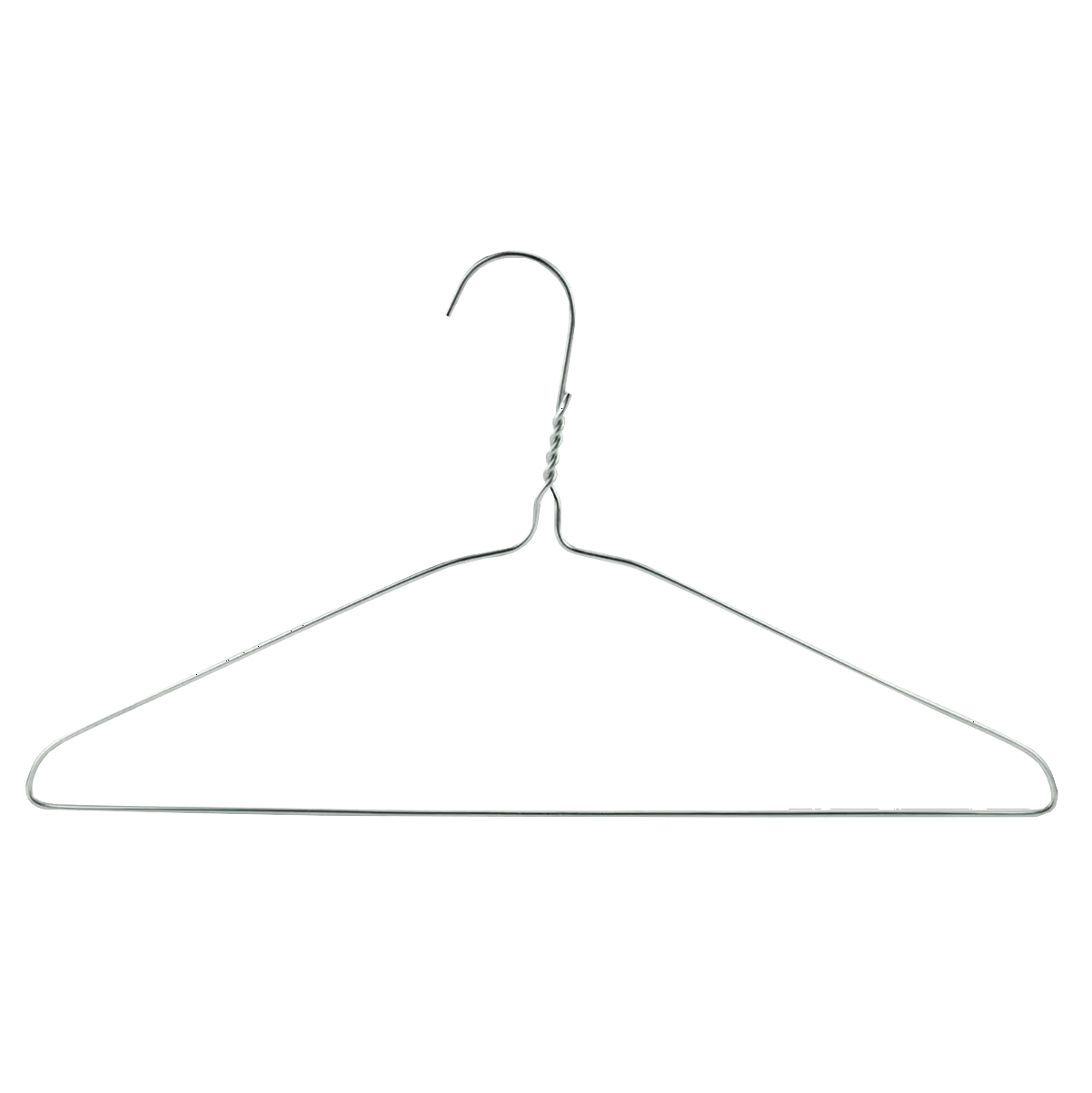 Metal Wire Coat Hangers Slimline Space Saving With Trouser Bar