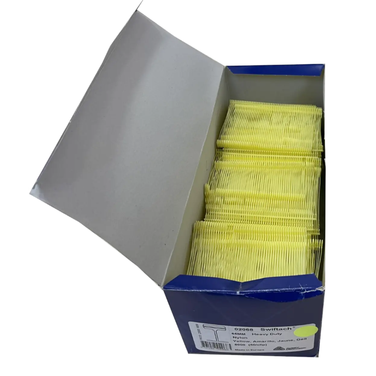 Yellow Coloured Swiftach Tagging Attachments Avery Dennison Garment Tags, Barbs, Kimbels Pins and Needles