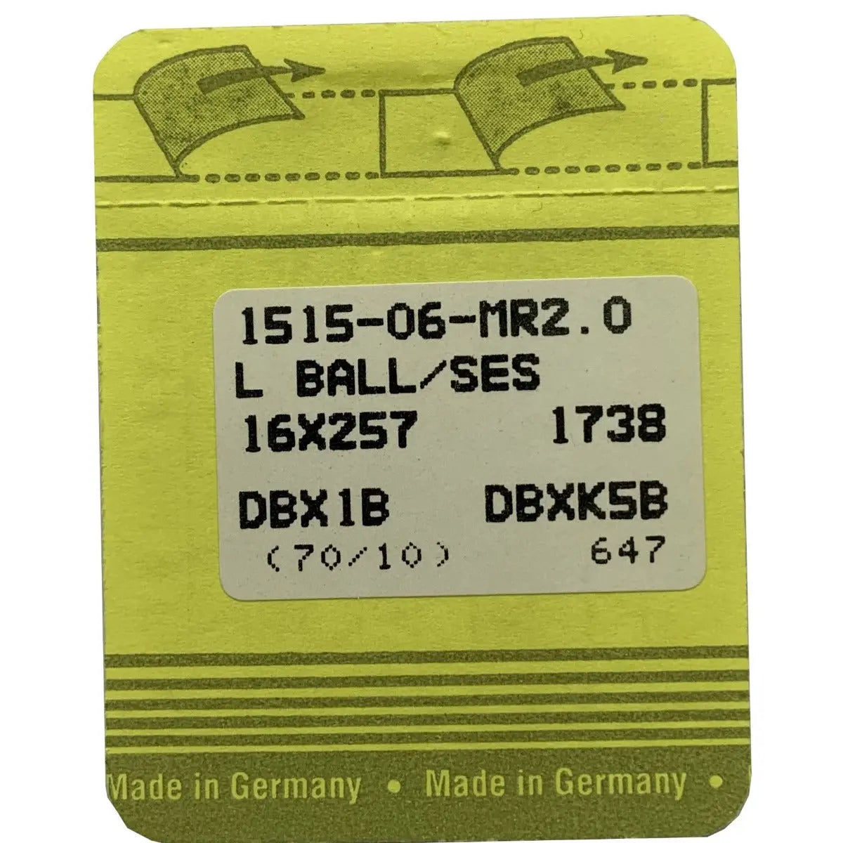 Singer Industrial Lockstitch Needles 16x257,1515-01-MR2.0, 1738A, 16x231 DBx1, DBxK5