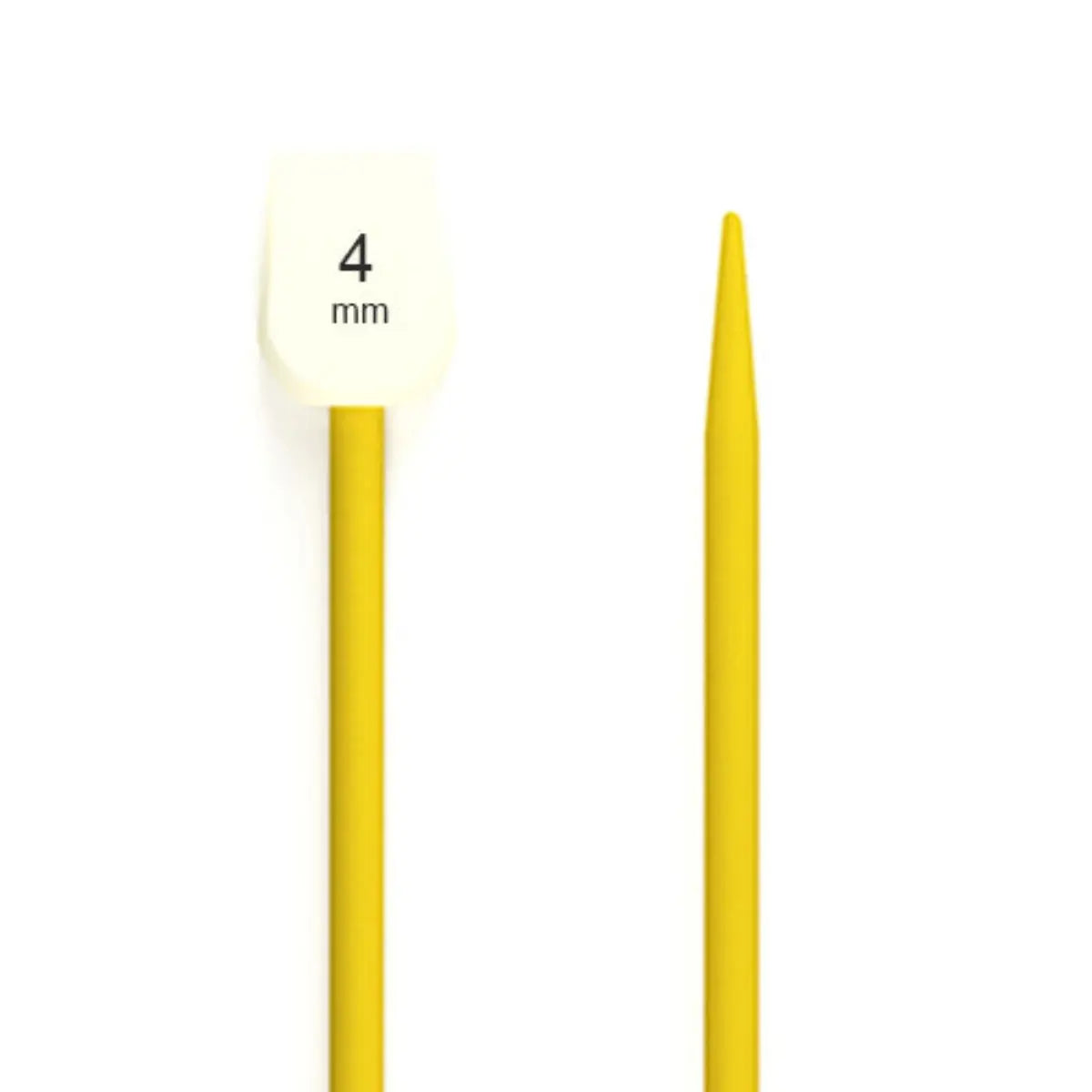 4mm childrens yellow knitting needles