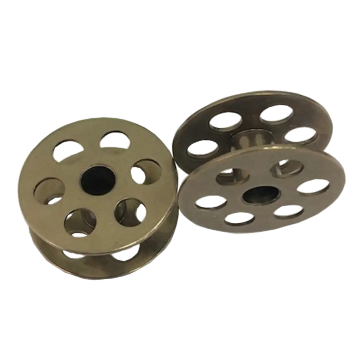 Large Capacity Twin Needle Lockstitch Bobbins, Part No. 510007 MN-1280-123