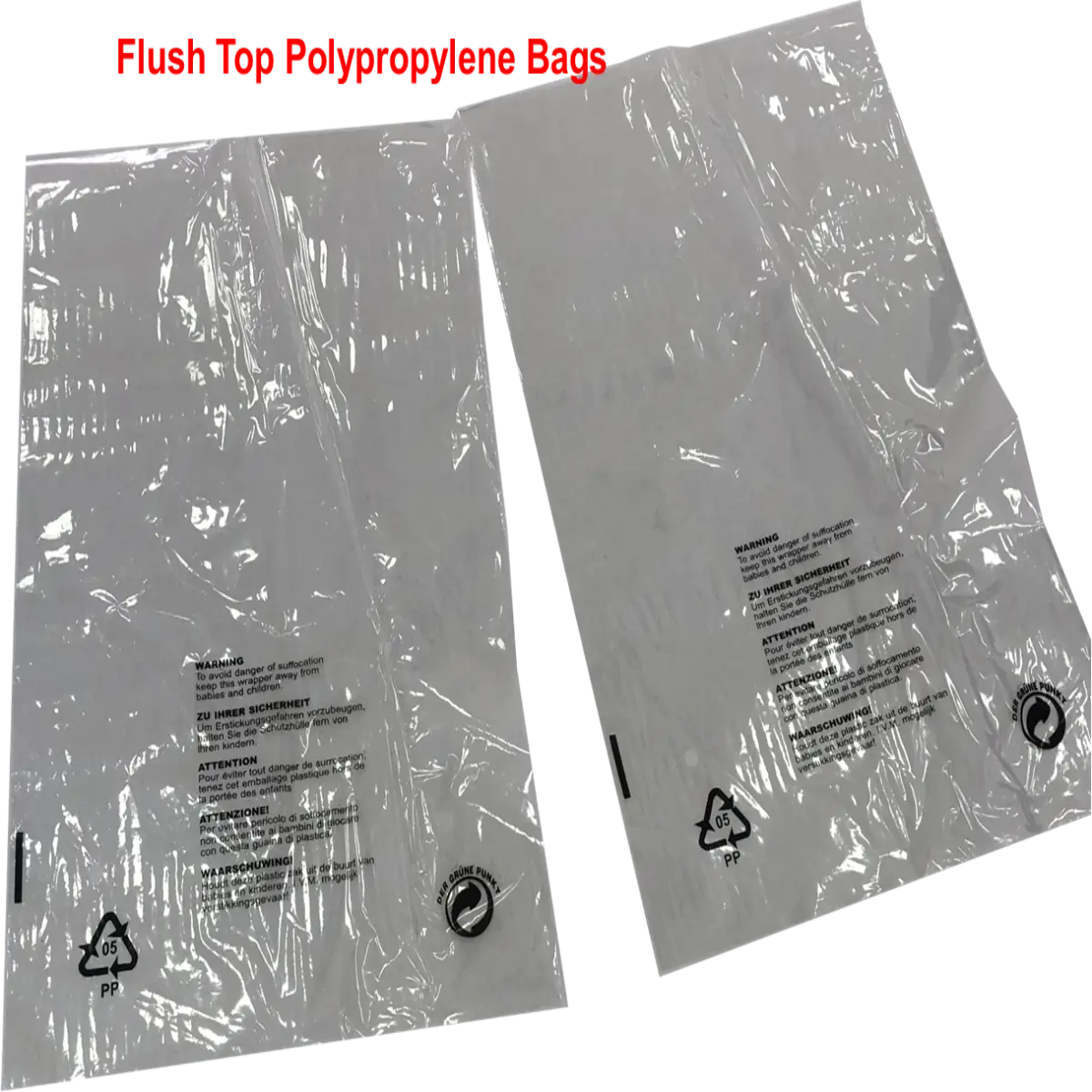 Retail packaging outlet bags