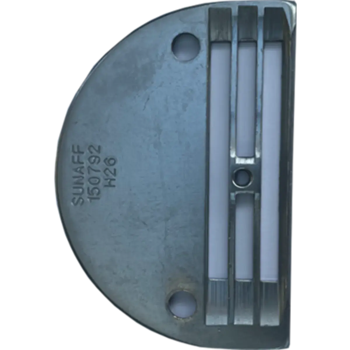 Heavy Duty Lockstitch Needle Plate - Silver -Part Number 150792.001 - H26, Singer, Brother, Juki