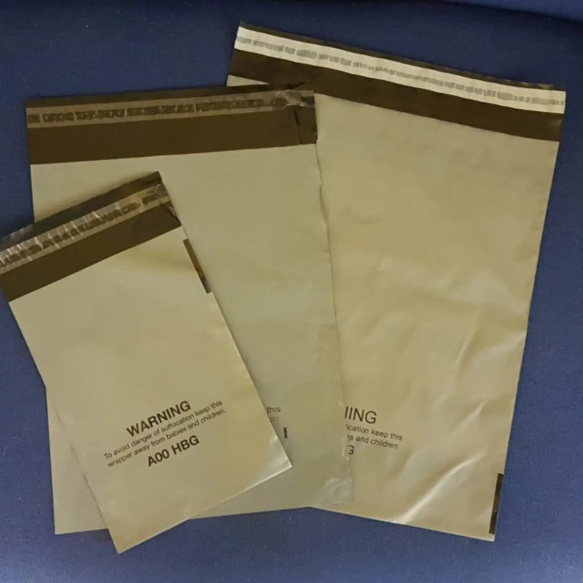 Heavy Duty Mailing Bags, Strong, Secure with A Printed Safety Warning