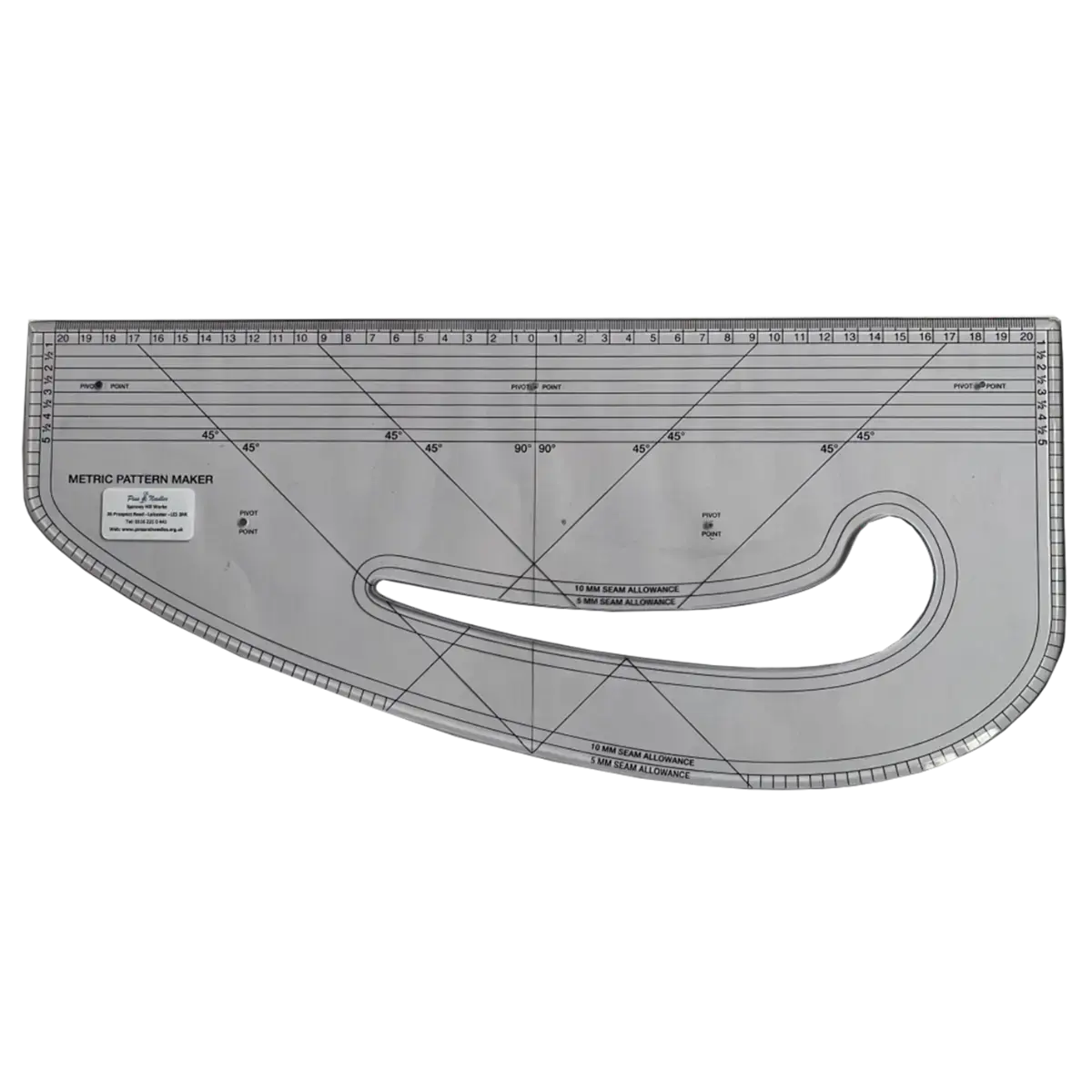 Multi-use Pattern Curve Master Grader Set Square