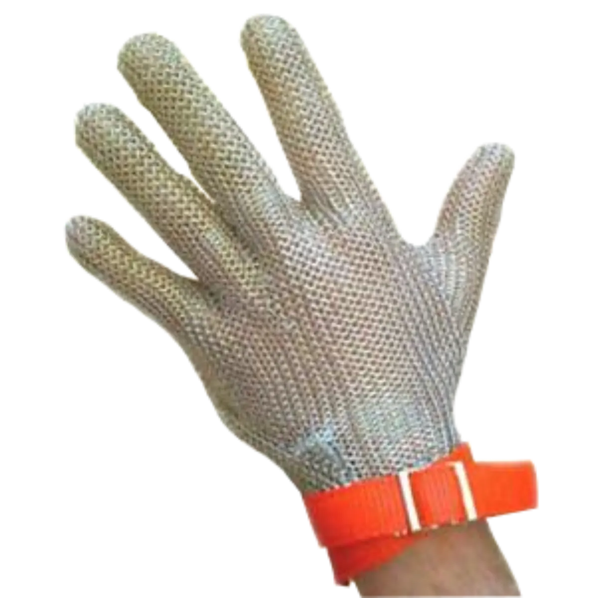 Chainmail Glove Extra large Orange band