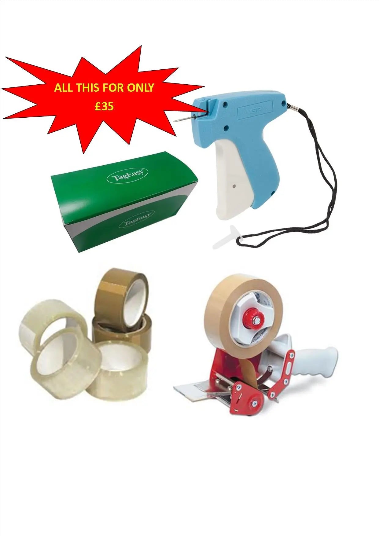 Tape & Tags Starter Pack Pins and Needles