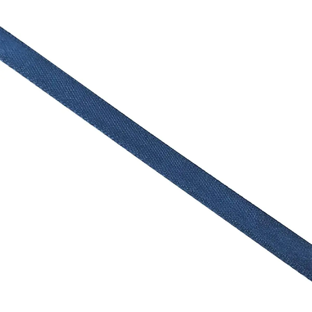 French Navy 6mm Double Sided Satin Ribbon