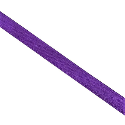 Dark Violet 6mm Double Sided Satin Ribbon
