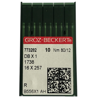 Quality Groz-Beckert industrial sewing needles 1738A, 16x231, DBx1, 16x257 Size 80