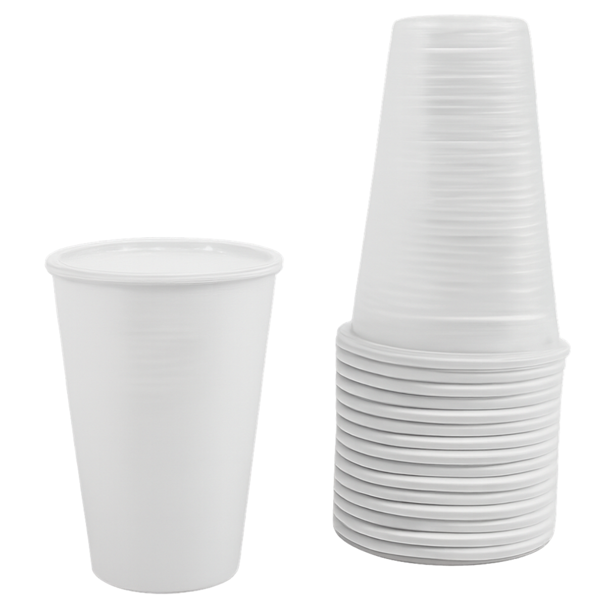 Plastic Cups 7oz – Disposable, Recyclable & BPA-Free - Office, Events, General Use Pins & Needles