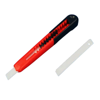 9mm Snap-Off Utility Knife – Self-Locking Precision Cutter Craft, Decorating Pins and Needles