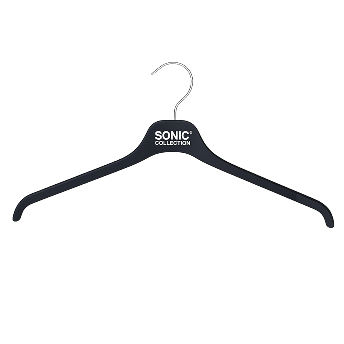 Deluxe Plastic Hangers –  "Sonic Collection" Durable, Space-Saving Wardrobe Solution - AH43 Pins and Needles