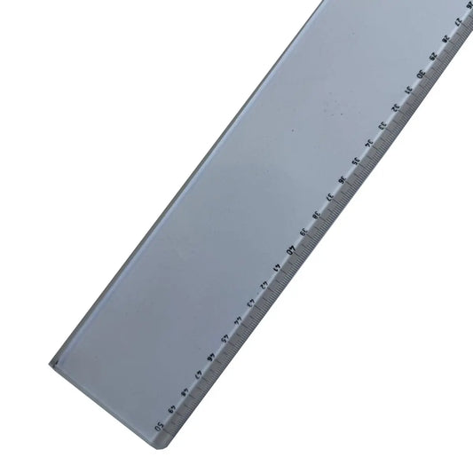 Transparent Rulers – Clear Acrylic Ruler for Precision – Metric Scale - Drafting & Drawing Tool for Students, Architects, Engineers Pins & Needles