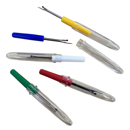 Seam Ripper Stitch Unpicker Tool – Precision Sewing Remover 3 Sizes Pins and Needles