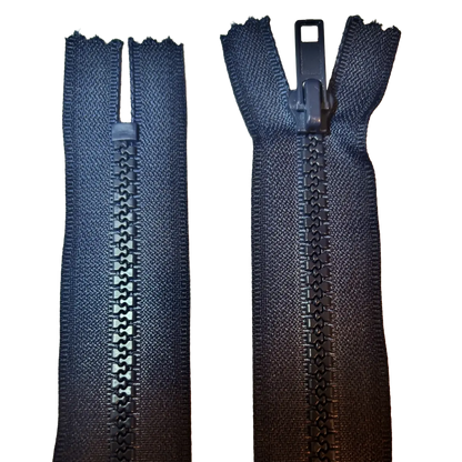 Chunky Closed End Zip 7" (18cm) With Self Colour Pull Pins & Needles