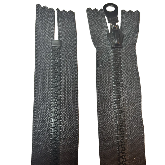 Chunky Closed End Zip 7" (18cm) With Self Colour Pull Pins & Needles