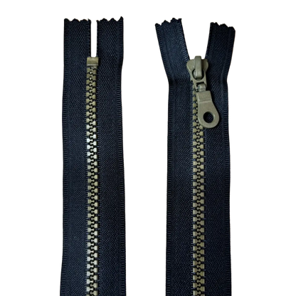 Chunky Closed End Zip 7" (18cm) With Self Colour Pull Pins & Needles