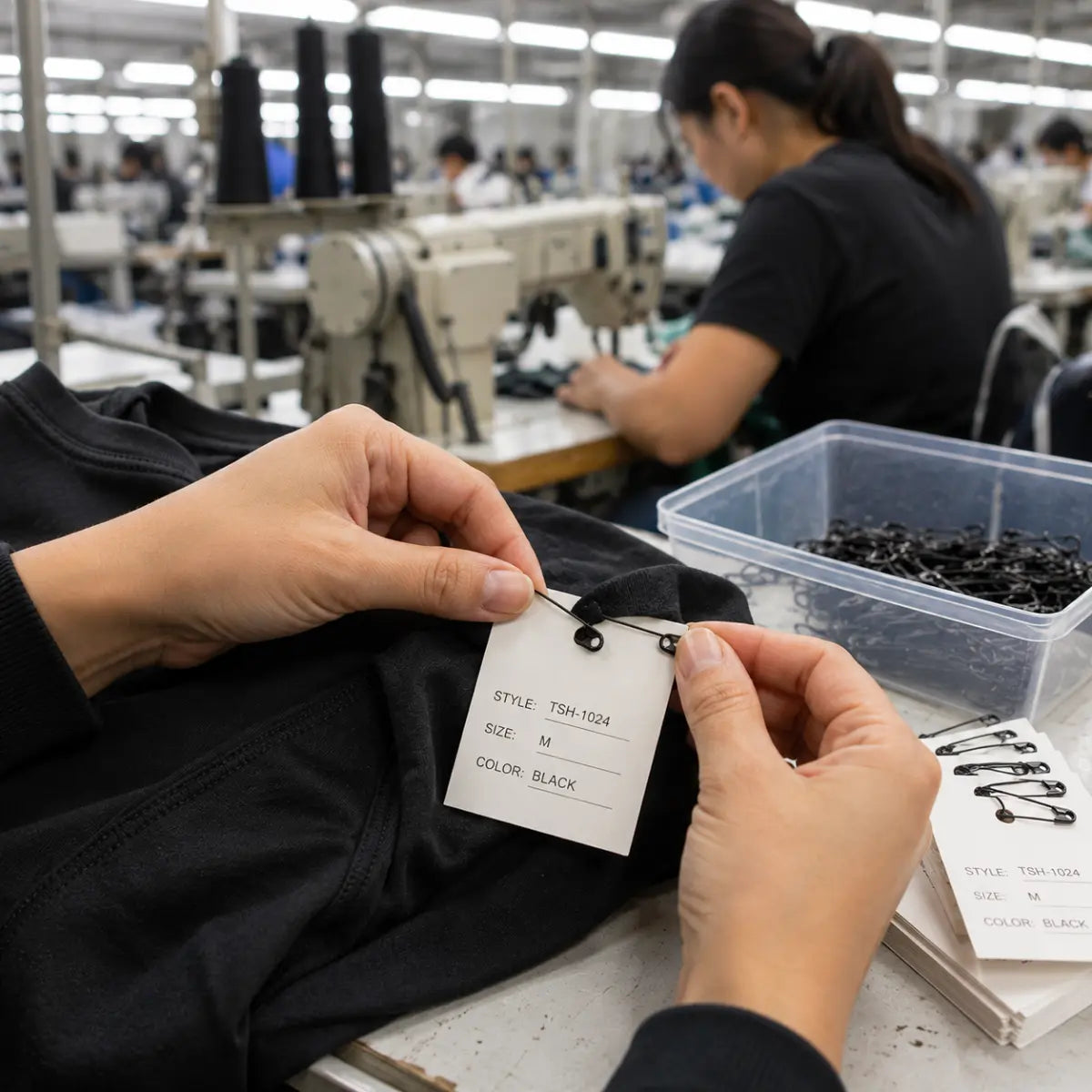 Black Safety Pins – Nickel Plated Steel 19mm to 60mm | Bulk Packs Pins & Needles