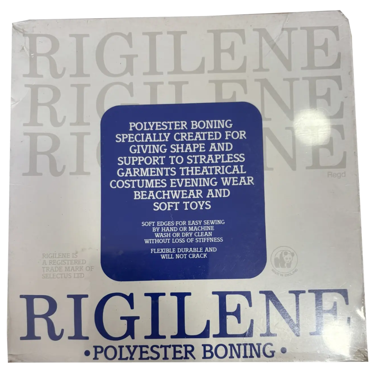 8mm Rigilene Boning – Polyester Dressmaking Support for Bridalwear, Corsets & Costumes - 10m in White Or Black Pins & Needles