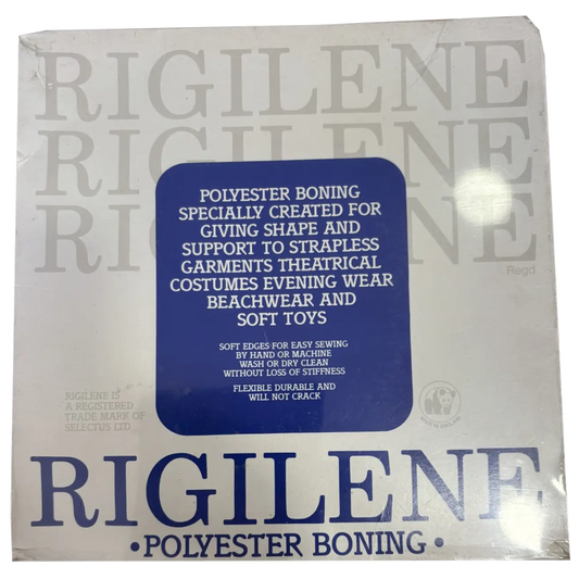 8mm Rigilene Boning – Polyester Dressmaking Support for Bridalwear, Corsets & Costumes - 10m in White Or Black Pins & Needles