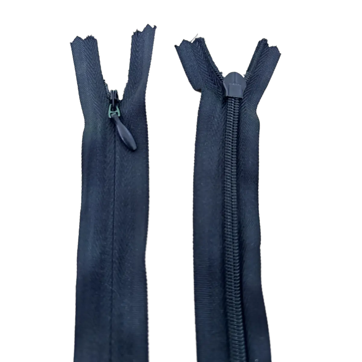 Invisible Nylon Dress - Skirt Closed End Zip 22" (56cm) With Self Colour Metal Slider