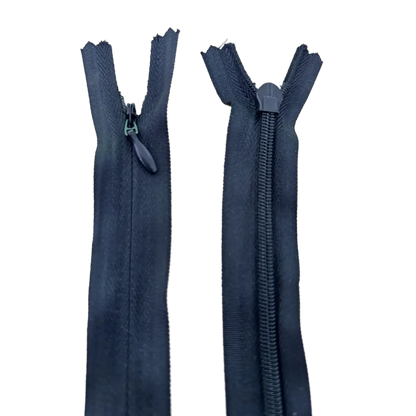 Invisible Nylon Dress - Skirt Closed End Zip 22" (56cm) With Self Colour Metal Slider