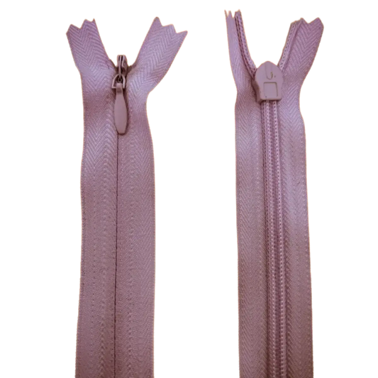 Invisible Nylon Dress - Skirt Closed End Zip 8" (20cm) With Self Colour Metal Slider