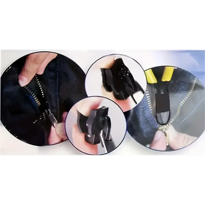 Zipper Repair Pull Kit Instant Fix for Jackets, Luggage, Backpacks & Clothes, No Tools Needed, 3 Sizes Pins & Needles
