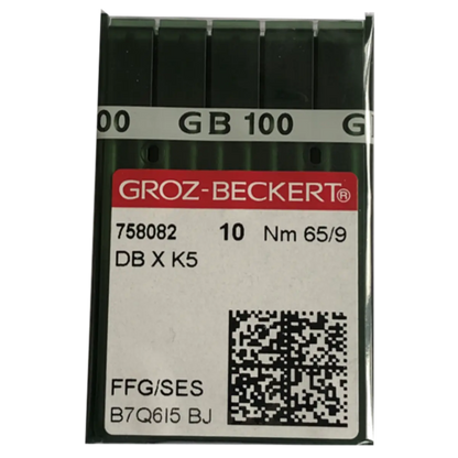 Groz-Beckert Industrial Embriodery Needles DBxK5, DB-N20,1738 ES Size 65 Ball Point