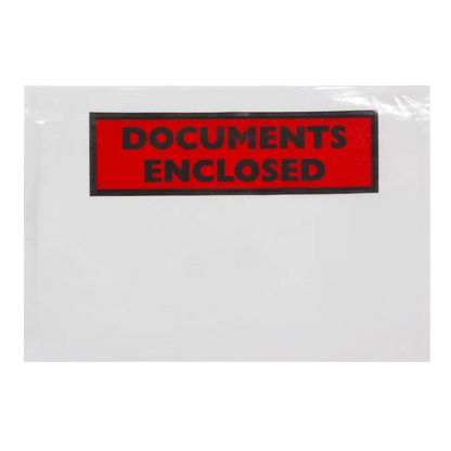 Documents Enclosed Wallets - Printed Envelopes Packing List - Shipping Label Pins & Needles