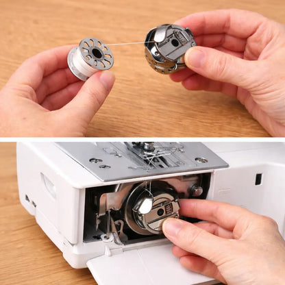 Universal Domestic Sewing Machine Metal Bobbins Brother Singer Janome Pins & Needles